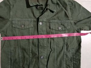 Men's Green Denim Jacket
