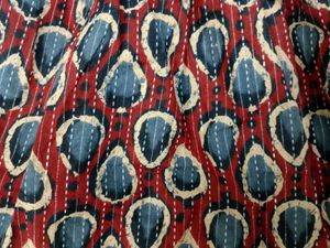 Maroon printed sleeveless short kurti