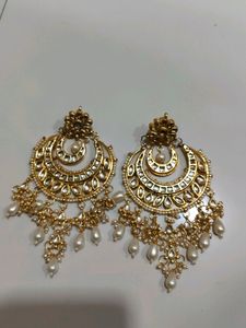 Kundan Chandbali big size