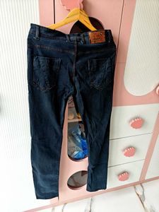Classic Dark Wash Denim Jeans