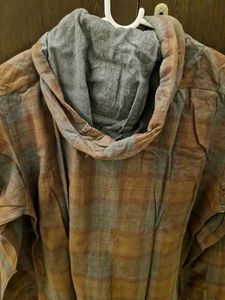 Sale! Hooded Plaid Shirt
