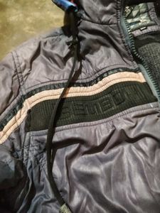Vintage Striped Padded Jacket