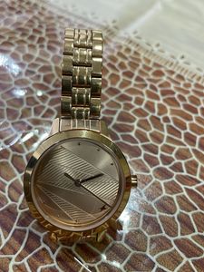 Rose Gold Tone Watch