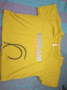 Yellow "DREAM" Graphic T-Shirt