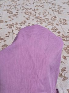 🌸Myntra Mauve Ruched Dress🌸