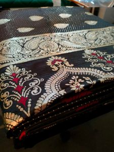 New coffee brown colour satin Silk saree with blou