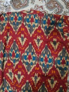 Stylish Red Cotton Kurta