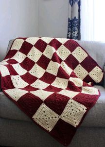 Handmade Daisy Crochet Blanket