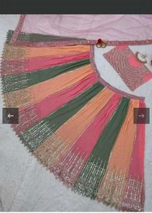 Designer Lehenga Choli Set unsteached