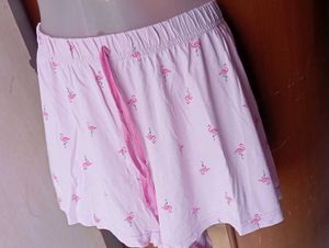 Pink Flamingo Pajama Shorts