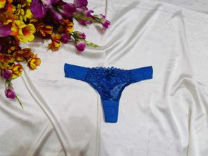 🇳🇿💫🎀Blue Lace Thong Panty