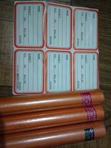 School Supplies: Labels And Book Covers
