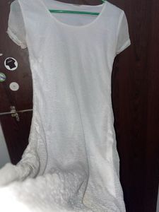 bodycon White Midi Dress