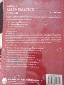 R.D. Sharma MCQs in Mathematics for Class X