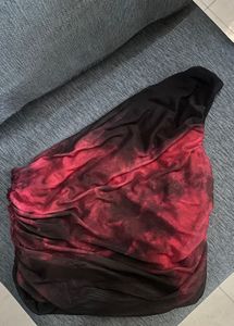 One Shoulder Tie-Dye Top