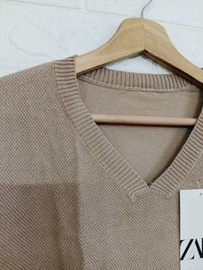 Knit V-Neck Top