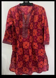 Vibrant Print Kurta