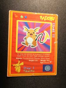 Alpenliebe pokemon Chase card collectible RAICHU ⚡