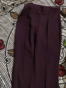 Elegant Plum Colored Trousers