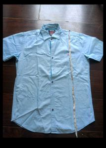 Light Blue Short Sleeve Button Down