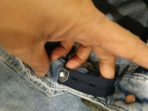 Light Wash Cargo Jeans