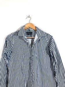Navy Blue&amp;White Strips Casual Shirt (Women’s)