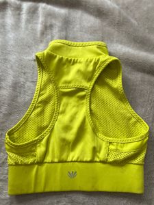 Neon Yellow Sports Bra