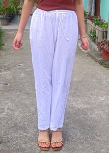New Comfortable White Palazzo Pants