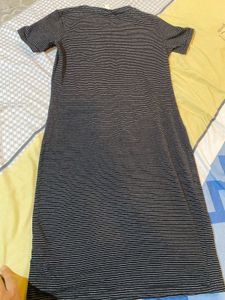 H&amp;M black t-shirt dress