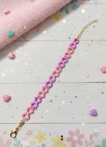 Ribbon Dreams Pastel Pink Bracelet