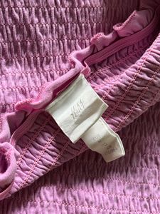 Smocked Off-Shoulder Crop Top