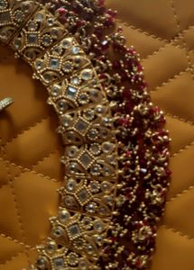 Wedding Imitation Necklace With Bangles Set