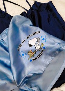 Snoopy Pajama Set - Blue