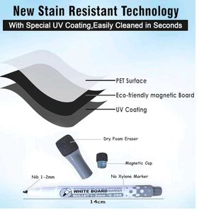 New Stain Resistant magnetic Whiteboard with Marke