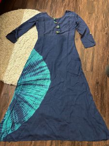 Boho Tie-Dye Long Kurta
