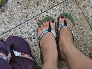 Two Soft Flip Flops Bundle In 5:5 Size For Women