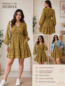 Blossom Floral Print Mini Dress