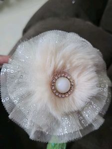Beautiful Off White Baby Frock