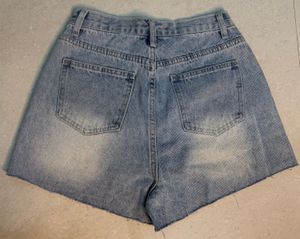 Light Wash Denim Shorts