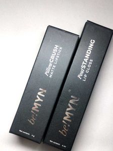 Be! Myn Set of 2 Lipstick &amp; Lipgloss
