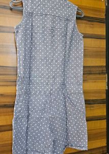 Cute Polka Dot Button-Down playsuit