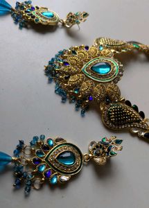 Exquisite Peacock Design Necklace &amp; Earrings
