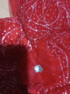 Red Ruffled Party Dress