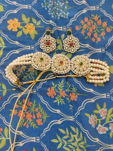 Exquisite Pearl & Kundan Choker Set