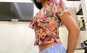 Bohemian crop top