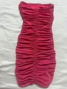 Pink Bodycon Mini Dress