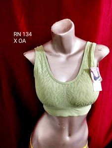 134 - Jacquard Fabric 3Hook Sports Bra