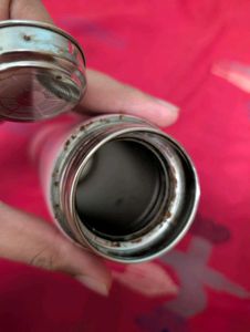 Used Steel Bottle Rusting Present Temperature