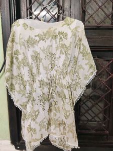 Floral Print Tunic Top-  Kaftan