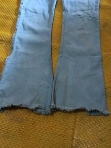 Light Blue Flared Jeans